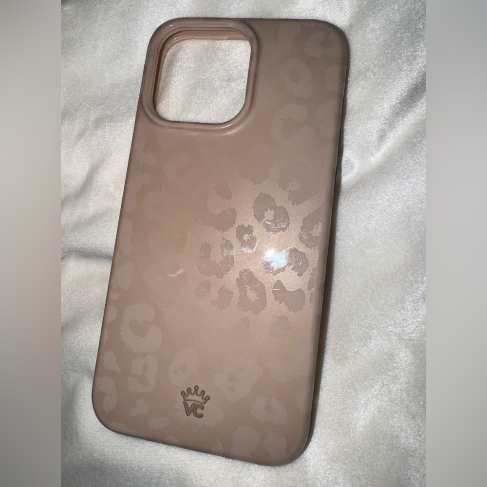 Velvet Caviar Nude Leopard iPhone 15 pro max case
